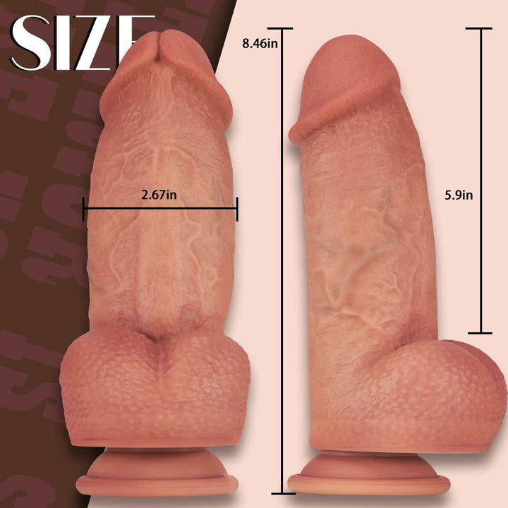 2.67'' Diameter Thick Huge Dildo - Delightor