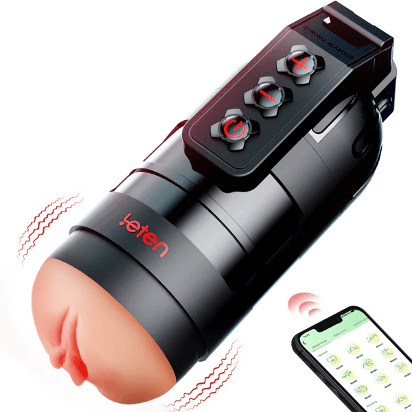 2 in 1 APP Control Pocket Pussy Male Stroker - Delightor