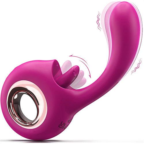 2 in 1 Licking & Vibrating G Spot Vibrator - Delightor