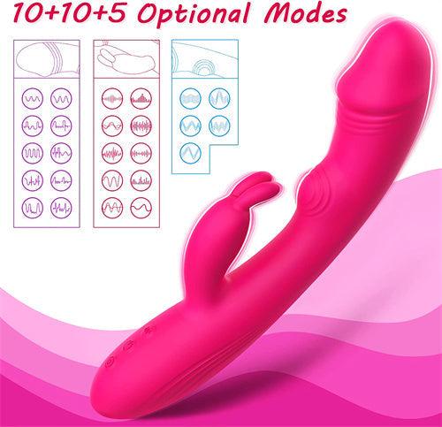 3in1 Rabbit Vibrator Holly - Delightor