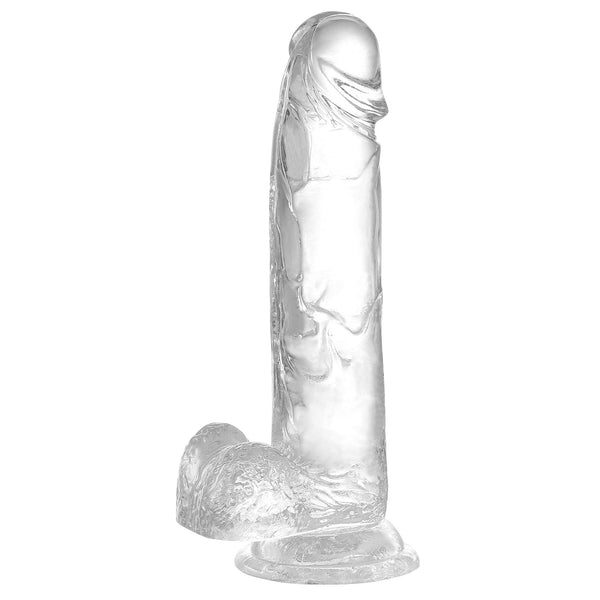 7.3 inch Soft Transparent Realistic Dildo Sex Toy - Delightor