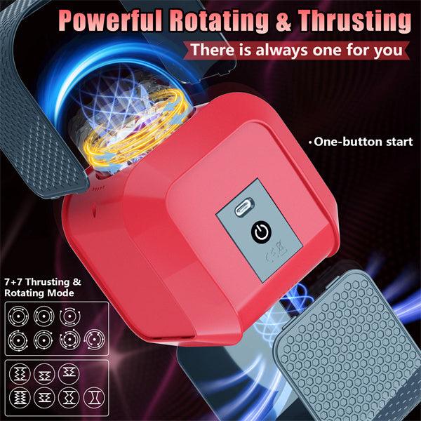 7 Thrusting & Rotating Magic Cube Stroker - Delightor