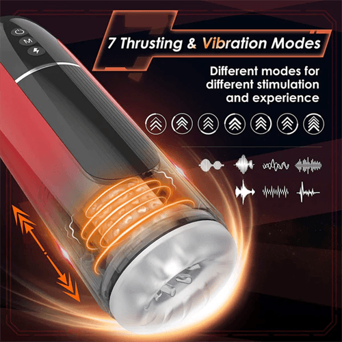 7 Thrusting & Vibration Stroker - Delightor