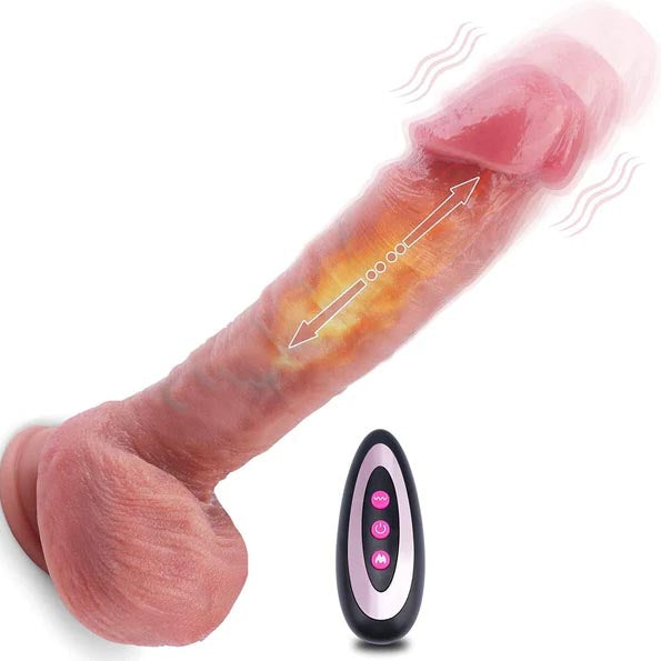 8,7" G-Punkt-Vibrations-Penis, realistischer Dildo für Frauen 