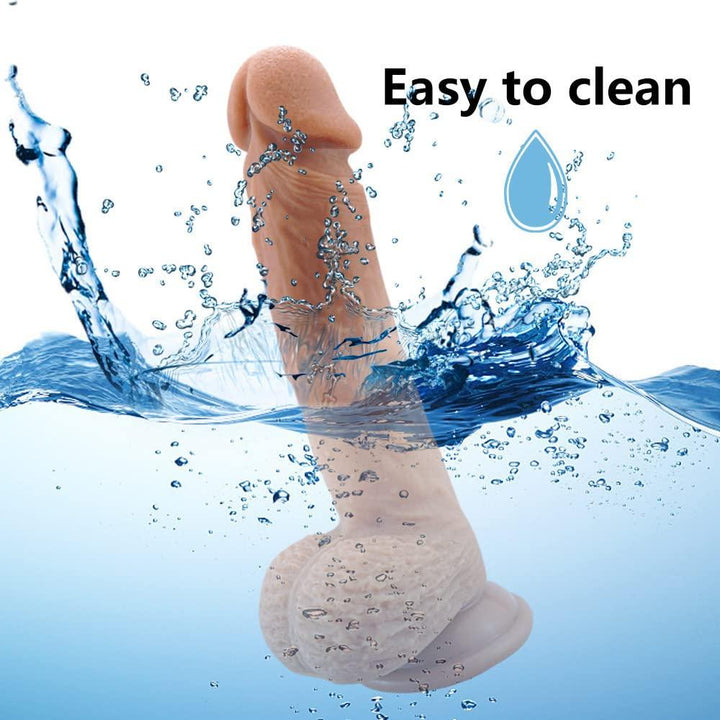 9 Inch Silicone Realistic Dildo Soft Large Dildos - Delightor