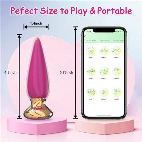 App & Remote Control Anal Vibrator Sharpay - Delightor