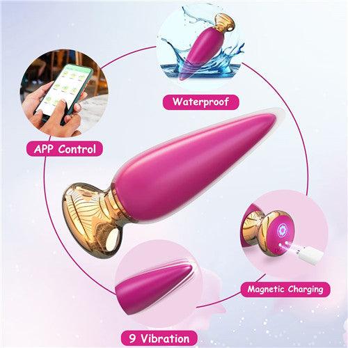 App & Remote Control Anal Vibrator Sharpay - Delightor