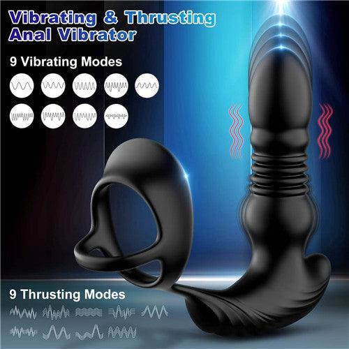 App & Remote Control Thrusting Anal Vibrator Kyra - Delightor