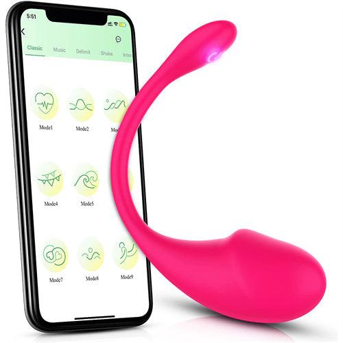 APP Control Vibrator Lola Hot Pink - Delightor