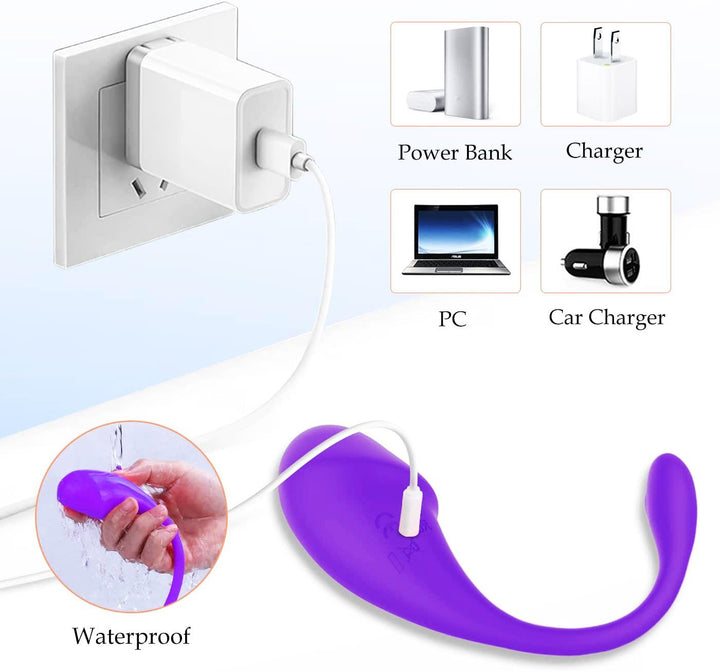 APP Control Vibrator Lola Purple - Delightor