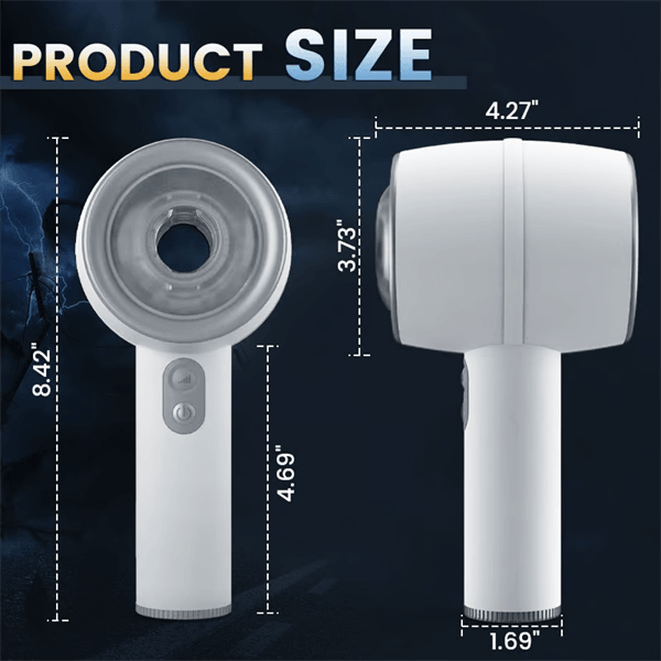 Automatic 3 Frequency Telescopic Handheld Male Stroker - Delightor