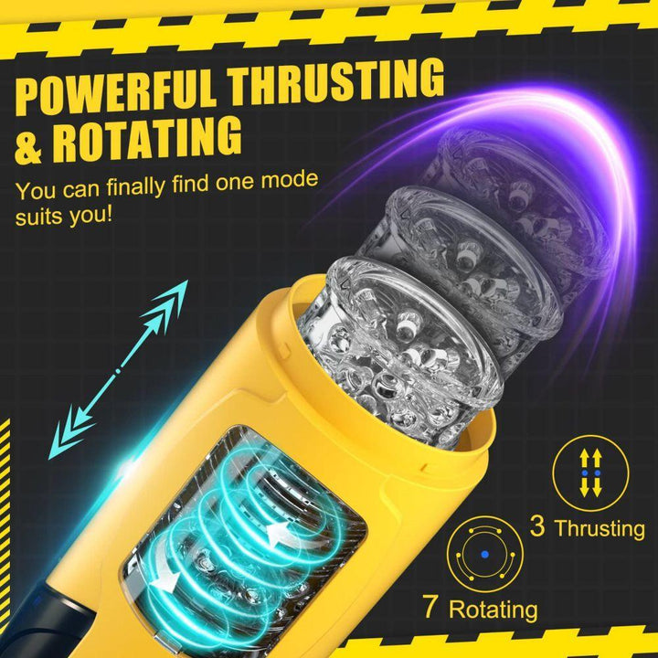 Automatic Male Masturbator 7 Thrusting Rotating Mode Penis Stimulation - Delightor