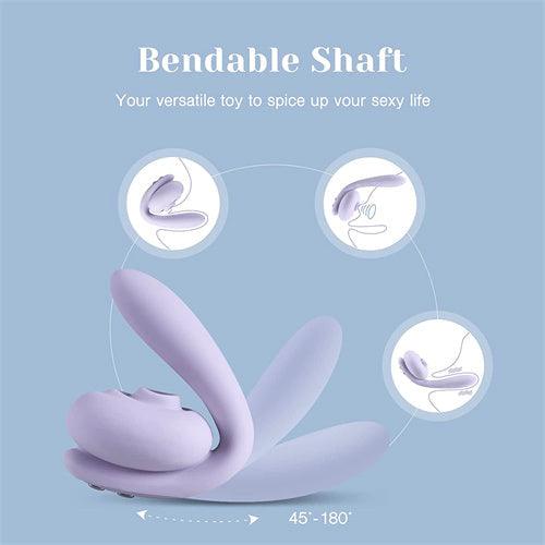 Bendable Clitoral Sucking Vibrator Lala - Delightor