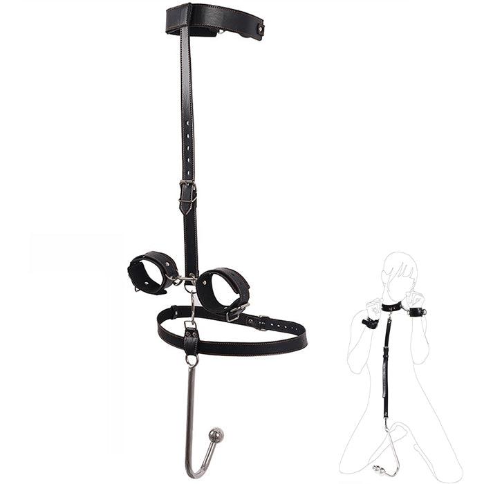 Butt Plug Hook Rope Hook with BDSM Toggle Mouth Handcuffs - Delightor