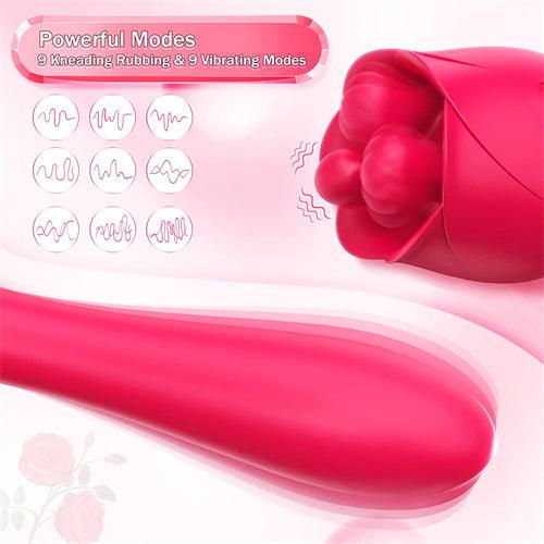 Clitoral Kneading G-Spot Dildo Rose Toy Malcolm - Delightor