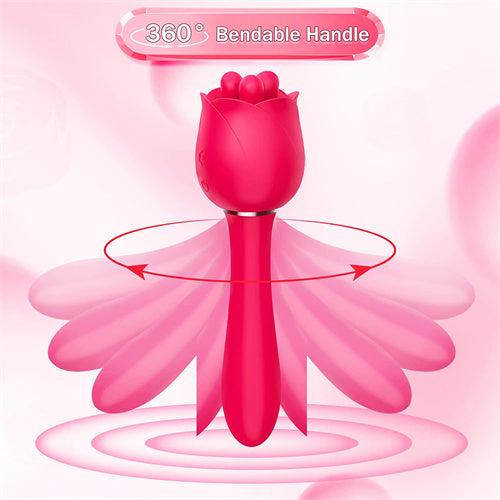 Clitoral Kneading G-Spot Dildo Rose Toy Malcolm - Delightor