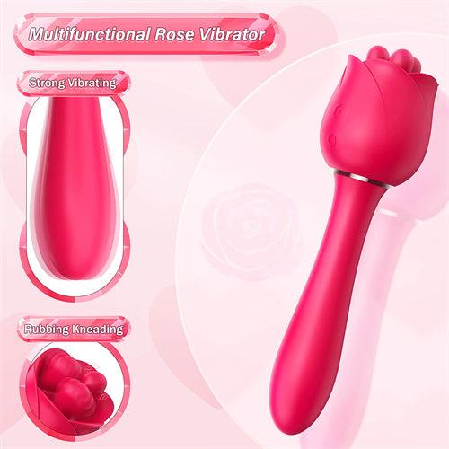 Clitoral Kneading G-Spot Dildo Rose Toy Malcolm - Delightor