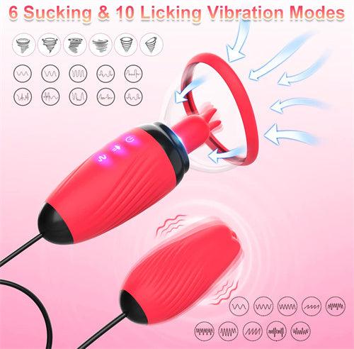 Clitoral Sucking Vibrator Rose Line - Delightor