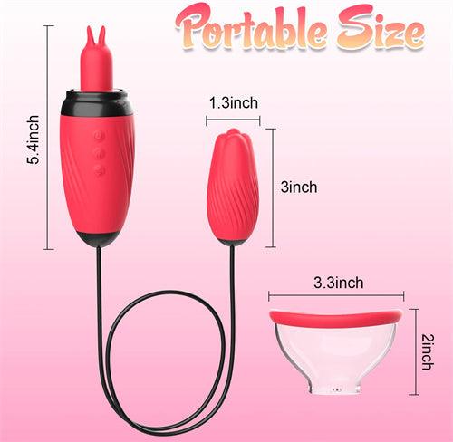 Clitoral Sucking Vibrator Rose Line - Delightor