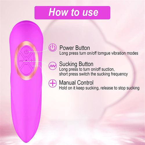 Clitoral Sucking Vibrator Vitia Purple - Delightor