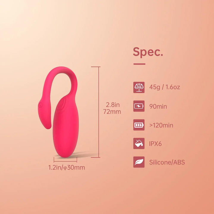 Flamingo App Controlled Vibrator - Delightor