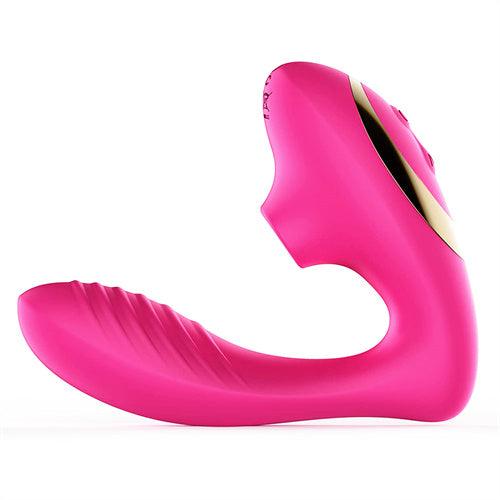 G spot Clitoral Sucking Vibrator Eugene Hot Pink - Delightor