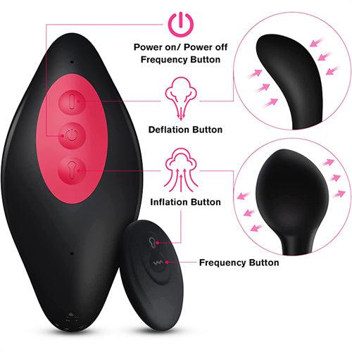 Inflatable Anal Vibrator - Delightor