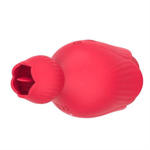 New 2 in 1 Sucking Short Rose Toy - Delightor