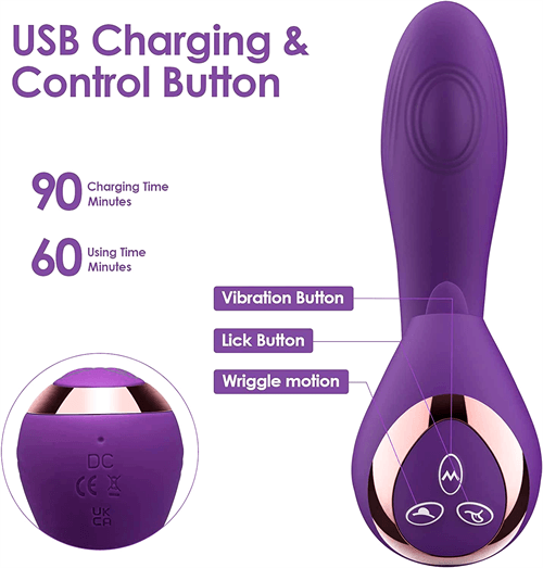 Pulsating & Licking & Vibrating G spot Vibrator - Delightor