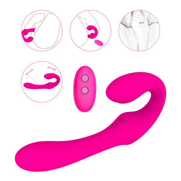 Remote Control Double Ended Rabbit Vibrator - Delightor