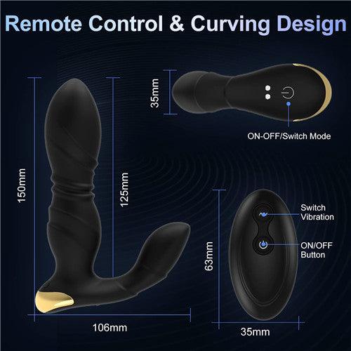 Remote Control Thrusting Anal Vibrator Ingram - Delightor