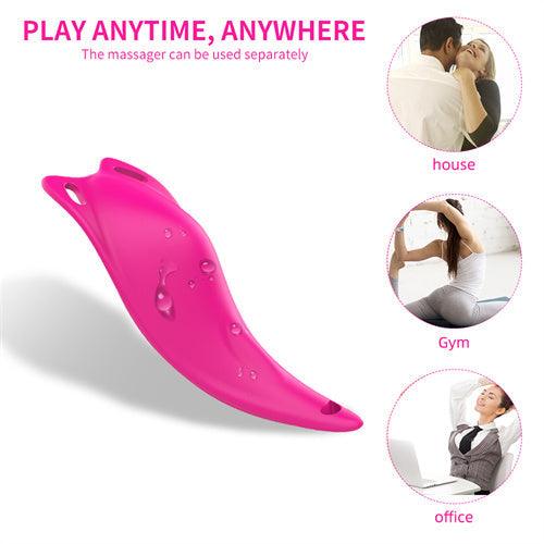 Remote Control Vibrating Panties Hot Pink - Delightor