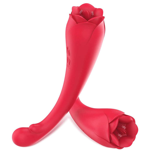 Rose Toy Clitoral Tongue Licking Vibrator Erin - Delightor