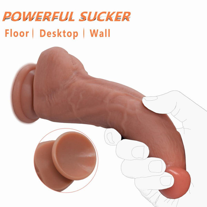 Sex Toy for Women 7 Inch Realistic Silicone Dildo - Delightor