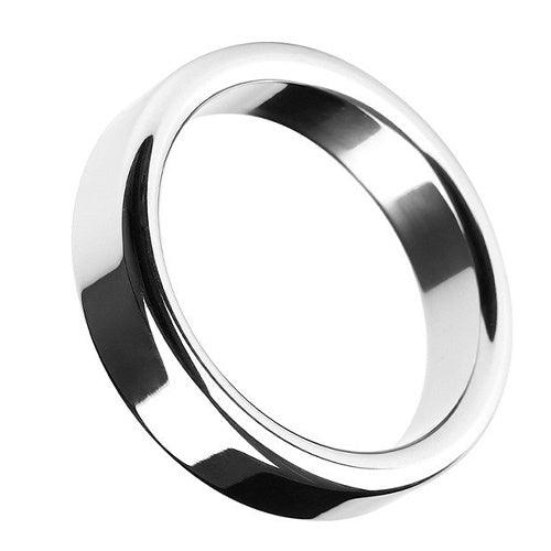 Stainless Steel Cock Ring Male Delaying Ejaculation Penis Ring - Delightor