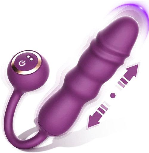 Thrusting Anal Vibrator Taylor Purple - Delightor