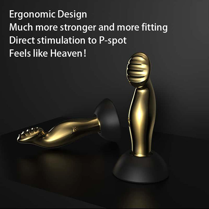 SEVANDA Eros Remote-Control Metal Vibrating Prostate Massager - Delightor