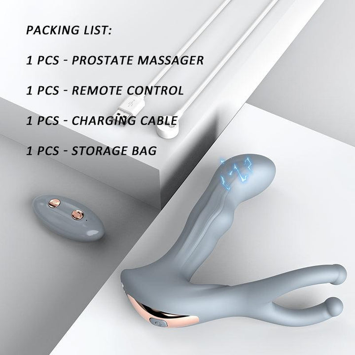 SEVANDA E-stim &amp; Vibration Prostate Massager - Delightor